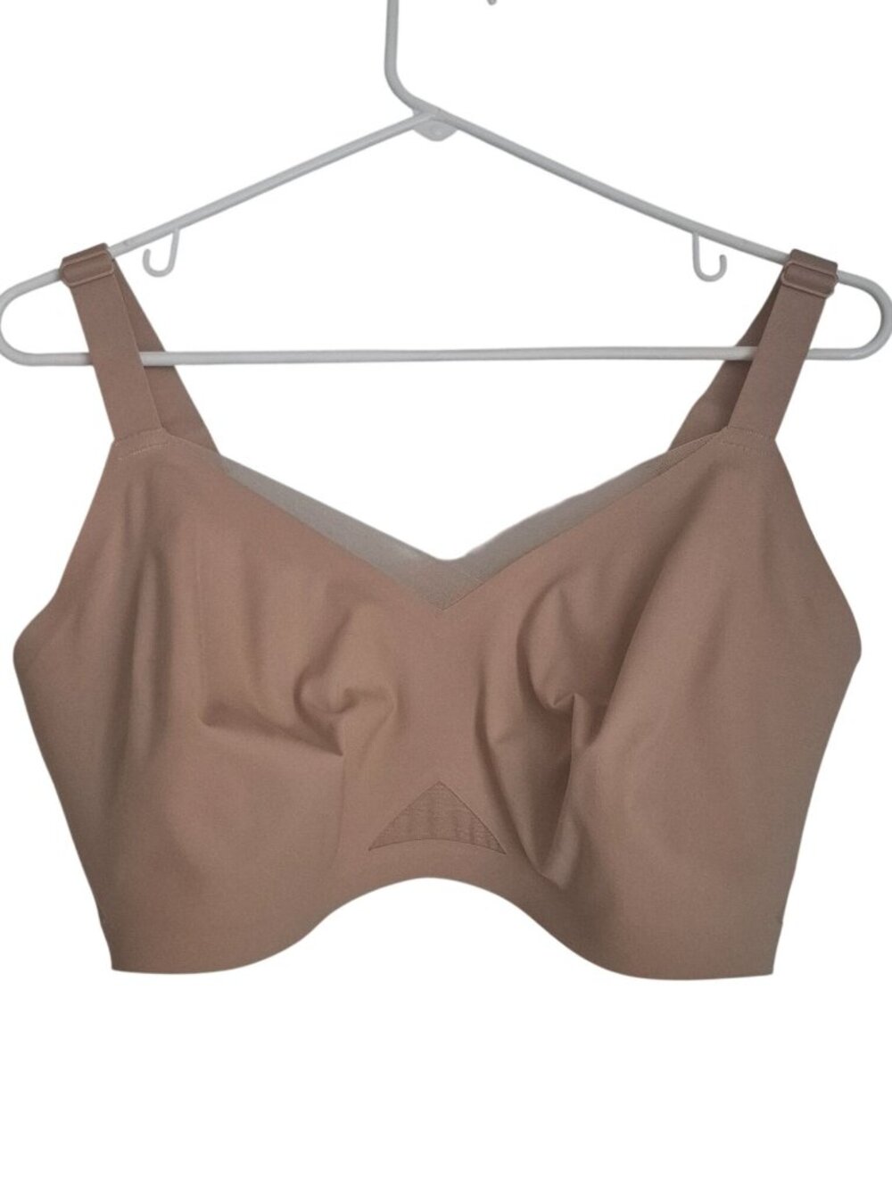 Honeylove Crossover Bra Nude Mesh XL++ Adjustable Lightly Lined Supportive